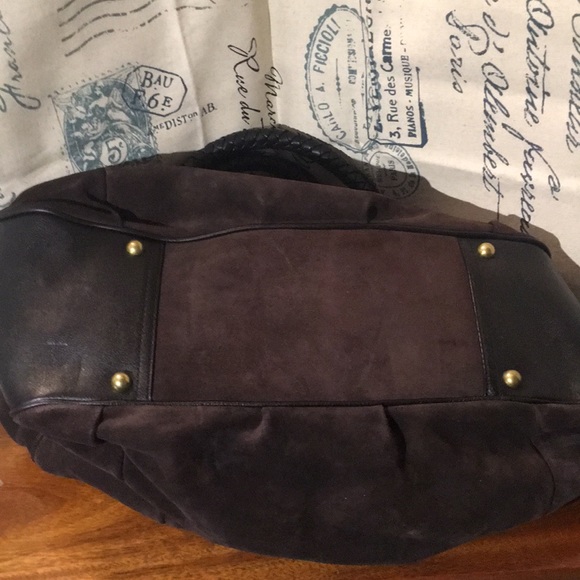 Banana Republic Large brown suede shoulder bag - Picture 4 of 4